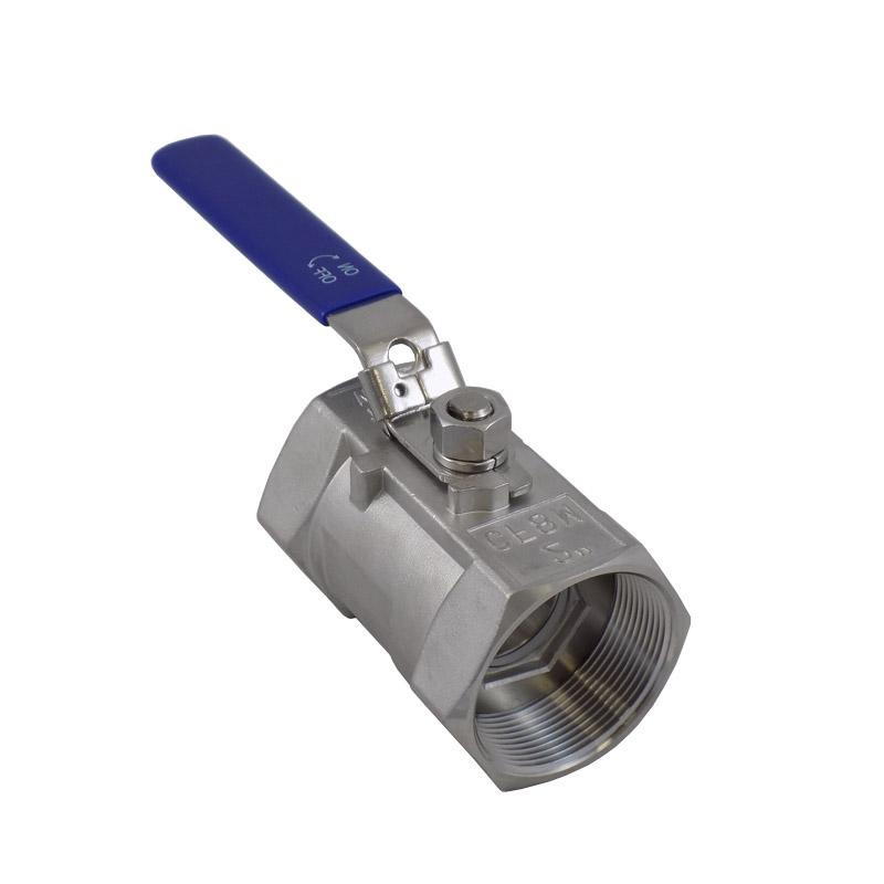 35400191 SS Ball Valve 2in Standard Stem & Locking Handle